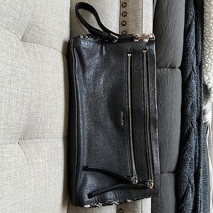 Coach black clutch/wristlet